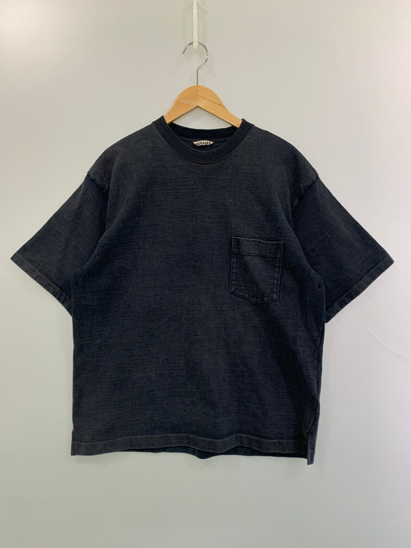 【中古品】【メンズ】 AURALEE オーラリー STAND-UP TEE スタンドアップ ティー A6STO1SU 140-260625-hu-16-min サイズ：4 カラー：ネイビー 万代Net店