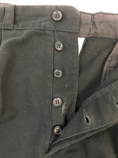 【中古品】【メンズ】 REFOMED リフォメッド FORMAN DUCK TROUSERS REPT-023 フォルマンダックトラウザーパンツ ボトムス 151-260626-yn-24-min サイズ：1 カラー：ブラック 万代Net店