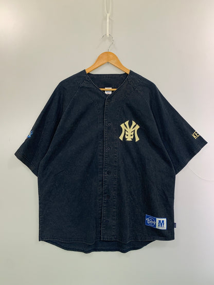 【中古品】【メンズ】 KEBOZ ケボズ BASEBALL SHIRT ベースボール シャツ メンズ 半袖Tシャツ 142-260625-hu-12-min サイズ：M カラー：ネイビー 万代Net店