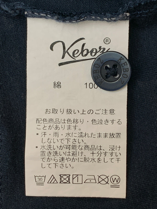 【中古品】【メンズ】 KEBOZ ケボズ BASEBALL SHIRT ベースボール シャツ メンズ 半袖Tシャツ 142-260625-hu-12-min サイズ：M カラー：ネイビー 万代Net店