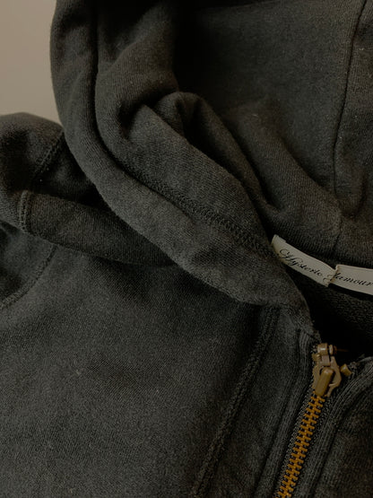 【中古品】【メンズ】 HYSTERIC GLAMOUR ヒステリックグラマー ZIP UP HOODIE ジップアップフーディー 0194CF04 140-260625-hu-15-min サイズ：FREE カラー：ブラック 万代Net店