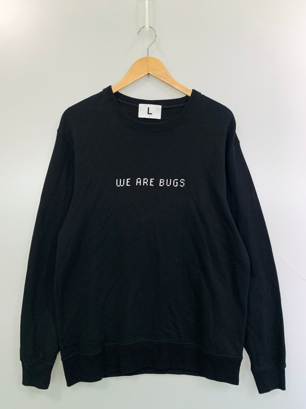 【中古品】【メンズ】 SEQUEL FRAGMENT シークエル フラグメント WE ARE BUGS TEE メンズ 長袖 スウェット 142-260625-hu-13-min サイズ：L カラー：ブラック 万代Net店