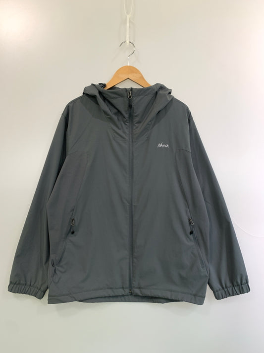 【中古品】【メンズ】 NANGA ナンガ HYBRID FLEX ZIP BLOUSON ハイブリッド フレックス ジップ ブルゾン N2500-1P515E メンズ アウター 144-260625-hu-02-min サイズ：L カラー：グレー 万代Net店