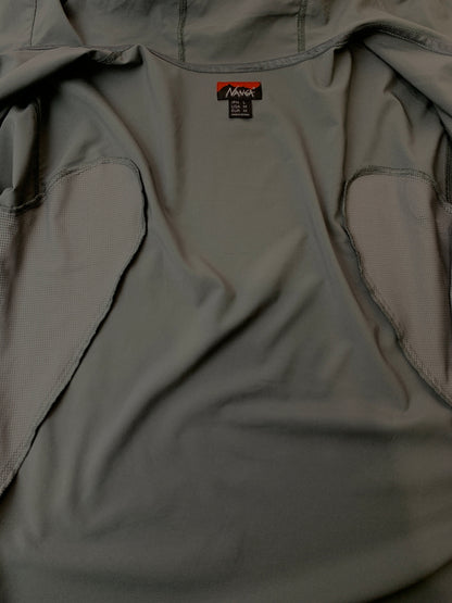 【中古品】【メンズ】 NANGA ナンガ HYBRID FLEX ZIP BLOUSON ハイブリッド フレックス ジップ ブルゾン N2500-1P515E メンズ アウター 144-260625-hu-02-min サイズ：L カラー：グレー 万代Net店