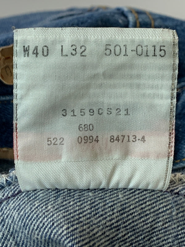 【現状渡し品】【メンズ】 LEVI'S リーバイス 90S 501 DENIM PANT 501-0115 90年代 デニムパンツ ボトムス 157-260625-hu-24-min サイズ：W40 L32 カラー：インディゴブルー 万代Net店