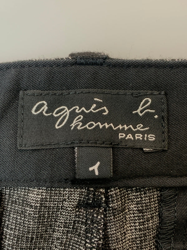 【中古品】【メンズ】 AGNES B. RUE DU JOUR アニエス ベー ルーデュジュール SET UP セットアップ G833JDX7 メンズ ジャケット パンツ 141-260625-hu-06-min サイズ：イ カラー：ブラック 万代Net店
