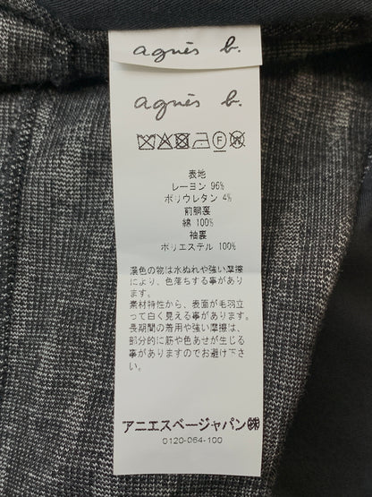 【中古品】【メンズ】 AGNES B. RUE DU JOUR アニエス ベー ルーデュジュール SET UP セットアップ G833JDX7 メンズ ジャケット パンツ 141-260625-hu-06-min サイズ：イ カラー：ブラック 万代Net店