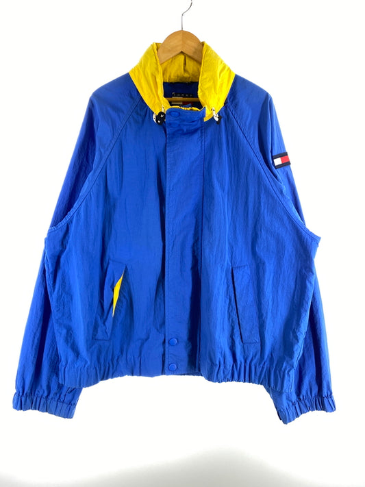 【中古品】【メンズ】 TOMMY HILFIGER トミーヒルフィガー NYLON JACKET ナイロンジャケット ライトアウター 146-260626-yn-21-min サイズ：表記なし 下記参照 カラー：ブルー 万代Net店
