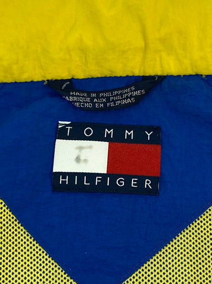 【中古品】【メンズ】 TOMMY HILFIGER トミーヒルフィガー NYLON JACKET ナイロンジャケット ライトアウター 146-260626-yn-21-min サイズ：表記なし 下記参照 カラー：ブルー 万代Net店