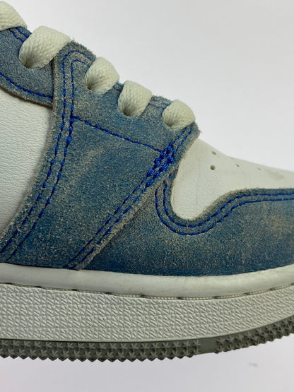 【中古品】【レディース】 NIKE ナイキ GS AIR JORDAN 1 エアジョーダン HIGH OG "HYPER ROYAL" 575441-402 レディース 靴 スニーカー 166-260627-hu-03-min サイズ：25 カラー：ホワイト/ライトブルー/ライトグレー 万代Net店