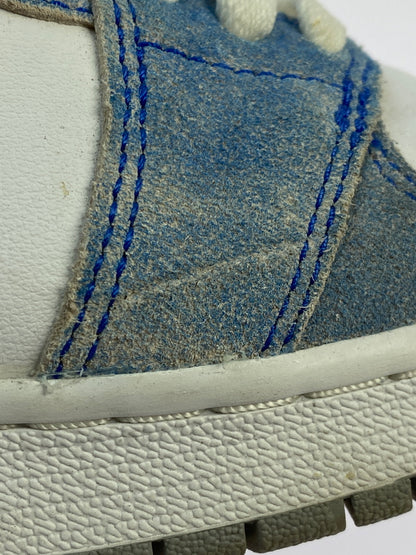 【中古品】【レディース】 NIKE ナイキ GS AIR JORDAN 1 エアジョーダン HIGH OG "HYPER ROYAL" 575441-402 レディース 靴 スニーカー 166-260627-hu-03-min サイズ：25 カラー：ホワイト/ライトブルー/ライトグレー 万代Net店