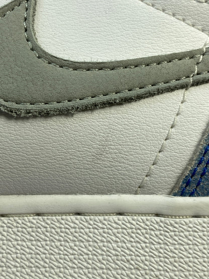 【中古品】【レディース】 NIKE ナイキ GS AIR JORDAN 1 エアジョーダン HIGH OG "HYPER ROYAL" 575441-402 レディース 靴 スニーカー 166-260627-hu-03-min サイズ：25 カラー：ホワイト/ライトブルー/ライトグレー 万代Net店