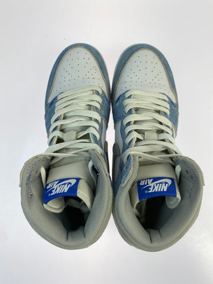 【中古品】【レディース】 NIKE ナイキ GS AIR JORDAN 1 エアジョーダン HIGH OG "HYPER ROYAL" 575441-402 レディース 靴 スニーカー 166-260627-hu-03-min サイズ：25 カラー：ホワイト/ライトブルー/ライトグレー 万代Net店