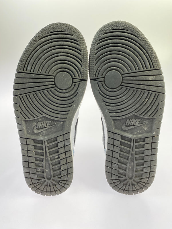 【中古品】【レディース】 NIKE×FACETASM ナイキ ファセッタズム AIR JORDAN 1 エアジョーダン MID ”WHITE NAVY” CU2802-100 靴 レディース スニーカー 166-260627-hu-04-min サイズ：24.5cm カラー：ブラック/ホワイト/オレンジ/ブルー 万代Net店