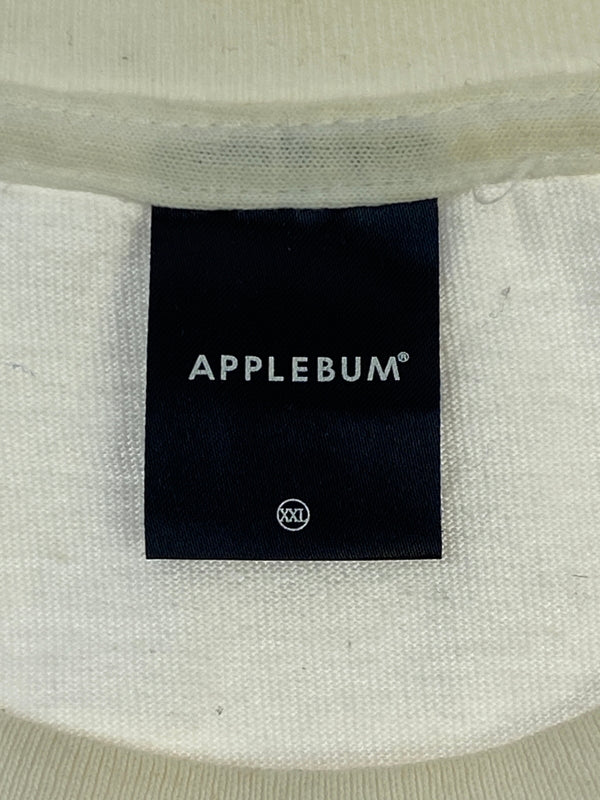 【現状渡し品】【メンズ】 APPLEBUM アップルバム PRINT TEE 半袖Tシャツ ショートスリーブ 142-260711-AS-33-min サイズ：XXL カラー：ホワイト 万代Net店