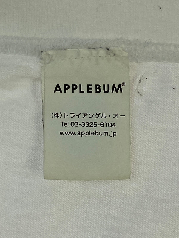 【現状渡し品】【メンズ】 APPLEBUM アップルバム PRINT TEE 半袖Tシャツ ショートスリーブ 142-260711-AS-33-min サイズ：XXL カラー：ホワイト 万代Net店