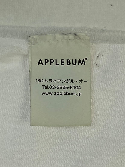 【現状渡し品】【メンズ】 APPLEBUM アップルバム PRINT TEE 半袖Tシャツ ショートスリーブ 142-260711-AS-33-min サイズ：XXL カラー：ホワイト 万代Net店