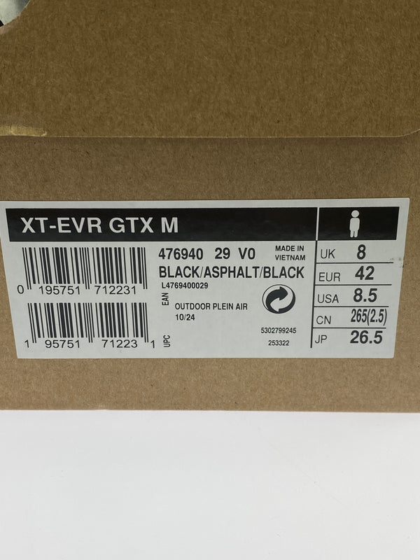 【中古品】【メンズ】 SALOMON サロモン XT-EVR GORE-TEX 476940 ゴアテックス スニーカー 靴 162-260626-yn-18-min サイズ：26.5cm カラー：ブラック 万代Net店