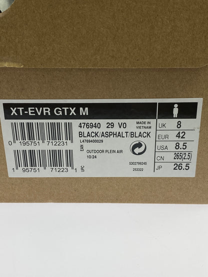 【中古品】【メンズ】 SALOMON サロモン XT-EVR GORE-TEX 476940 ゴアテックス スニーカー 靴 162-260626-yn-18-min サイズ：26.5cm カラー：ブラック 万代Net店