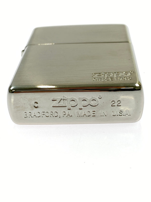 【中古品】【メンズ】 ZIPPO ジッポ USA製 アメリカ製 2022年3月製造 SINCE1932 オイルライター 喫煙具 206-260627-hu-09-min カラー：シルバー 万代Net店