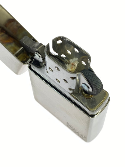 【中古品】【メンズ】 ZIPPO ジッポ USA製 アメリカ製 2022年3月製造 SINCE1932 オイルライター 喫煙具 206-260627-hu-09-min カラー：シルバー 万代Net店