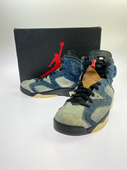 【中古品】【メンズ】 NIKE ナイキ AIR JORDAN 6 エアジョーダン "WASHED DENIM" CT5350-401 靴 メンズ スニーカー 160-260627-hu-02-min サイズ：30cm カラー：WASHED DENIM/BLACK-SAIL 万代Net店