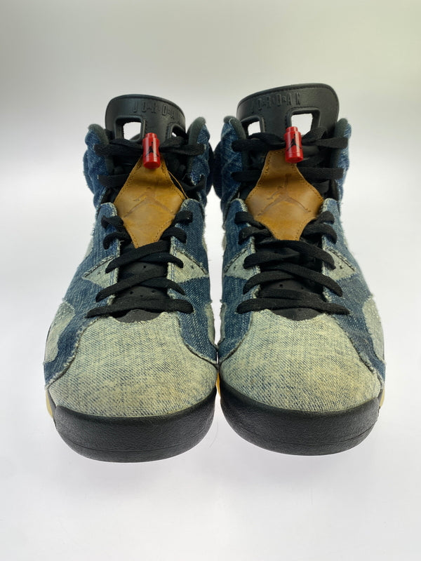 【中古品】【メンズ】 NIKE ナイキ AIR JORDAN 6 エアジョーダン "WASHED DENIM" CT5350-401 靴 メンズ スニーカー 160-260627-hu-02-min サイズ：30cm カラー：WASHED DENIM/BLACK-SAIL 万代Net店