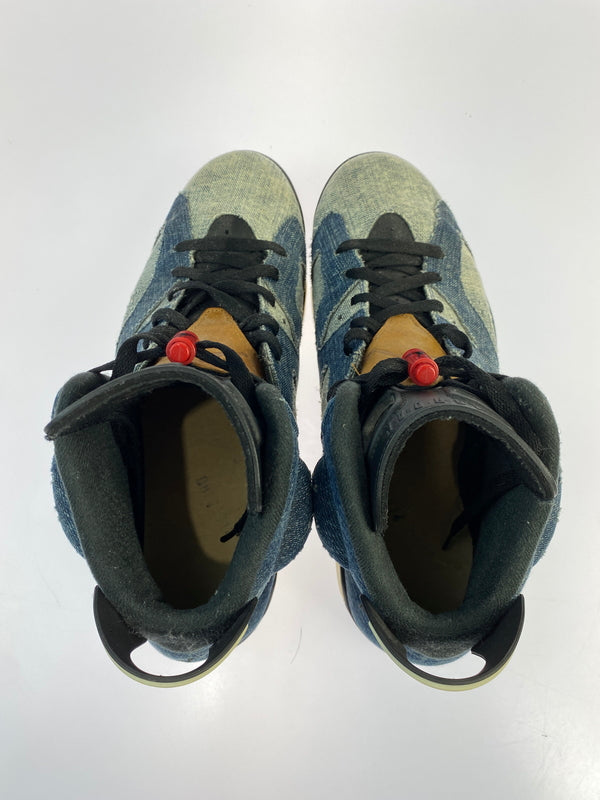 【中古品】【メンズ】 NIKE ナイキ AIR JORDAN 6 エアジョーダン "WASHED DENIM" CT5350-401 靴 メンズ スニーカー 160-260627-hu-02-min サイズ：30cm カラー：WASHED DENIM/BLACK-SAIL 万代Net店