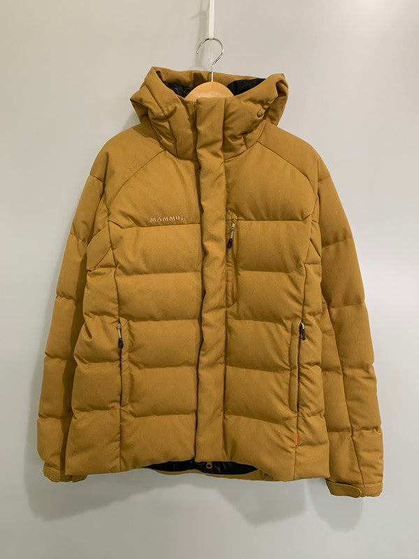 【中古品】【メンズ】 MAMMUT マムート HOODED DOWN JACKET フーデッド ダウンジャケット アウター 144-260626-yn-01-min サイズ：L カラー：カーキ 万代Net店