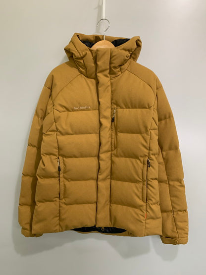 【中古品】【メンズ】 MAMMUT マムート HOODED DOWN JACKET フーデッド ダウンジャケット アウター 144-260626-yn-01-min サイズ：L カラー：カーキ 万代Net店