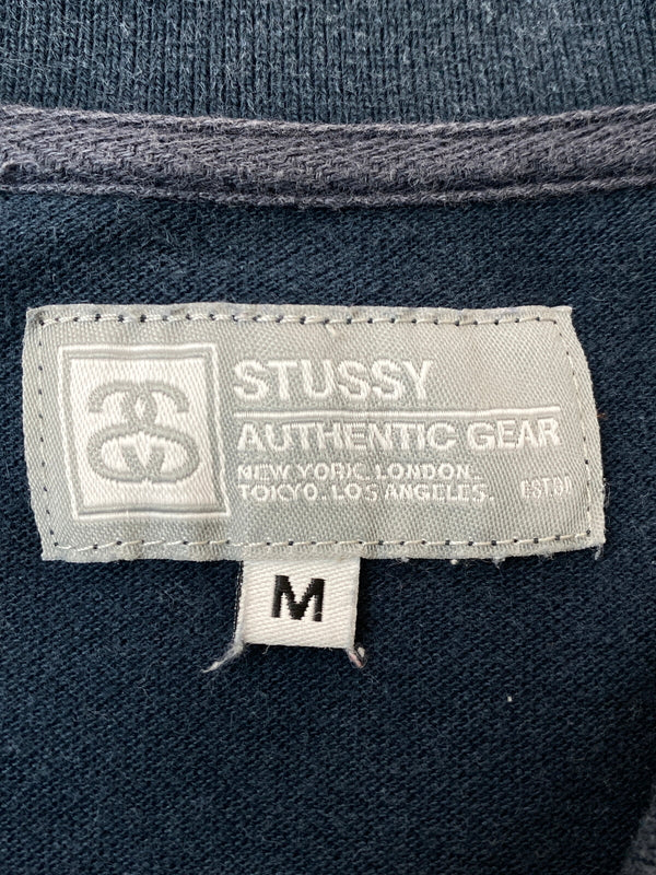 【中古品】【メンズ】 STUSSY ステューシー 00S POLO SHIRT 2000年代 ポロシャツ トップス 142-260626-jt-19-min サイズ：M カラー：ネイビー 万代Net店