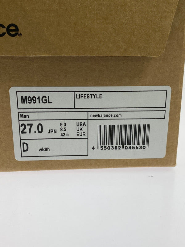 【現状渡し品】【メンズ】 NEW BALANCE ニューバランス SNEAKERS M991GL スニーカー 靴 162-260626-yn-17-min サイズ：27.0cm カラー：グレー 万代Net店