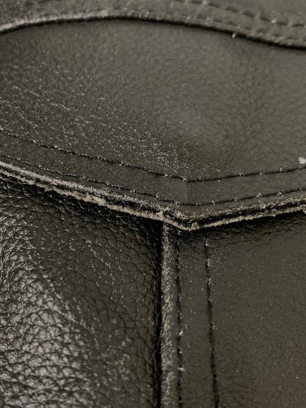 【中古品】【メンズ】 UNKNOWN USED ユーズド LEATHER VEST レザーベスト トップス 146-260626-yn-10-min サイズ：L カラー：ブラック 万代Net店