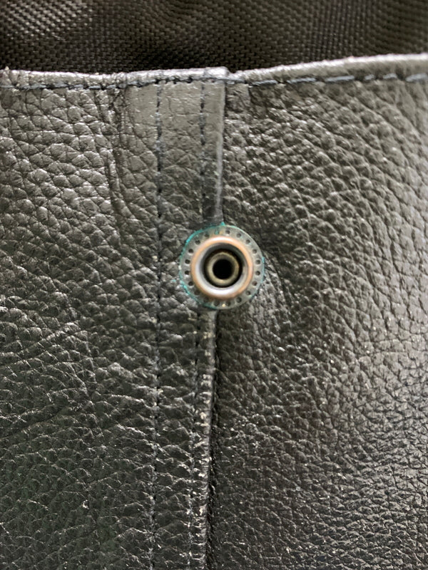 【中古品】【メンズ】 UNKNOWN USED ユーズド LEATHER VEST レザーベスト トップス 146-260626-yn-10-min サイズ：L カラー：ブラック 万代Net店