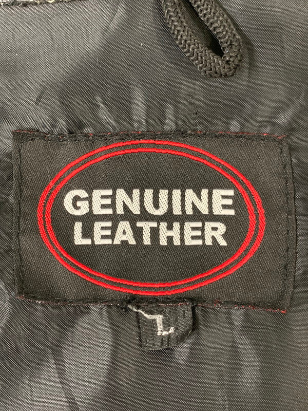 【中古品】【メンズ】 UNKNOWN USED ユーズド LEATHER VEST レザーベスト トップス 146-260626-yn-10-min サイズ：L カラー：ブラック 万代Net店
