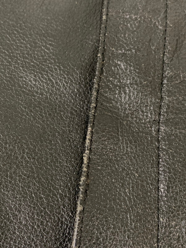【中古品】【メンズ】 UNKNOWN USED ユーズド LEATHER VEST レザーベスト トップス 146-260626-yn-10-min サイズ：L カラー：ブラック 万代Net店