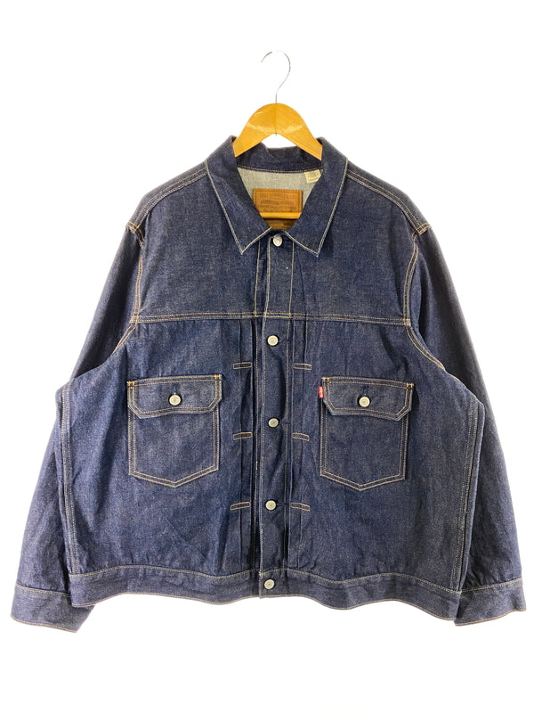 【中古品】【メンズ】 LEVI'S リーバイス 2ND TYPE DENIM JACKET PC9-0022T-0000 デニムジャケット アウター 147-260701-yn-32-min サイズ：XXL カラー：インディゴ 万代Net店