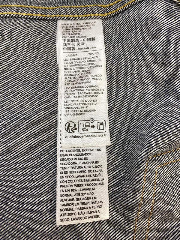 【中古品】【メンズ】 LEVI'S リーバイス 2ND TYPE DENIM JACKET PC9-0022T-0000 デニムジャケット アウター 147-260701-yn-32-min サイズ：XXL カラー：インディゴ 万代Net店