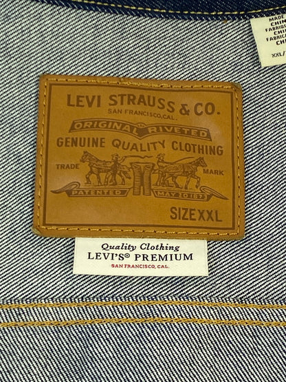 【中古品】【メンズ】 LEVI'S リーバイス 2ND TYPE DENIM JACKET PC9-0022T-0000 デニムジャケット アウター 147-260701-yn-32-min サイズ：XXL カラー：インディゴ 万代Net店