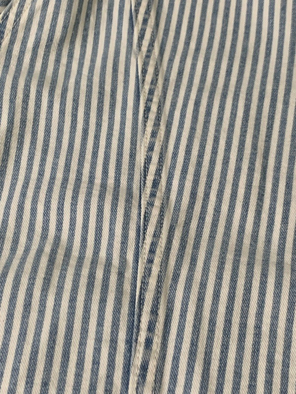 【中古品】【メンズ】 LEVI'S リーバイス 2ND TYPE STRIPE JACKET PC9-52494-0006 ストライプジャケット ライトアウター 147-260626-yn-12-min サイズ：XL カラー：ホワイト/ライトブルー 万代Net店