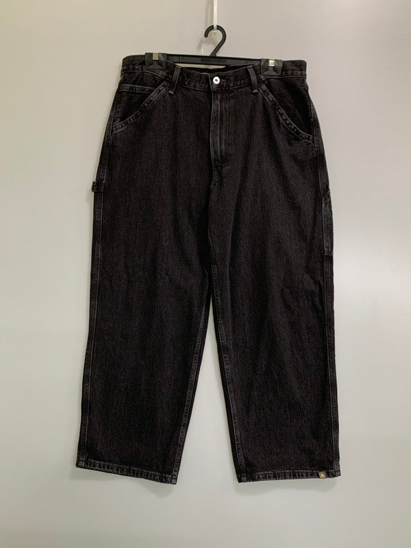 【中古品】【メンズ】 LEVI'S リーバイス SILVERTAB BAGGY BLACK DENIM PANTS シルバータブ バギーブラックデニムパンツ ボトムス 158-260626-yn-06-min サイズ：表記なし 下記参照 カラー：ブラック 万代Net店