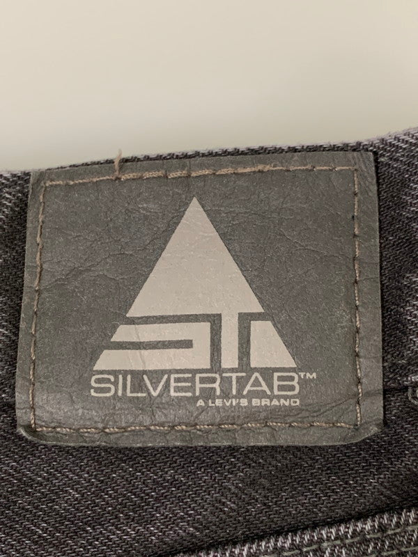 【中古品】【メンズ】 LEVI'S リーバイス SILVERTAB BAGGY BLACK DENIM PANTS シルバータブ バギーブラックデニムパンツ ボトムス 158-260626-yn-06-min サイズ：表記なし 下記参照 カラー：ブラック 万代Net店