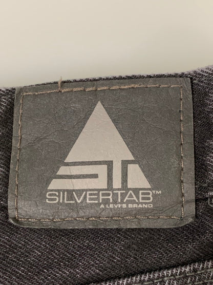 【中古品】【メンズ】 LEVI'S リーバイス SILVERTAB BAGGY BLACK DENIM PANTS シルバータブ バギーブラックデニムパンツ ボトムス 158-260626-yn-06-min サイズ：表記なし 下記参照 カラー：ブラック 万代Net店