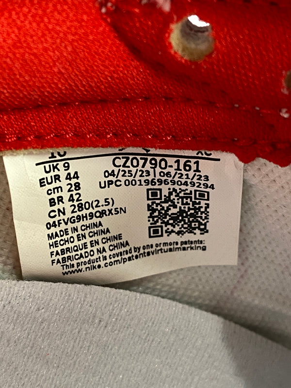 【中古品】【メンズ】 NIKE ナイキ CZ0790-161 AIR JORDAN 1 RETRO LOW OG エアージョーダン1 レトロ ロー スニーカー 靴 160-260625-jt-17-min サイズ：US 10 28.0cm カラー：WHITE AND UNIVERSITY RED 万代Net店