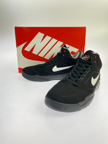 【中古品】【メンズ】 NIKE ナイキ DQ7687-003 AIR FLIGHT LITE MID エアー フライト ライト ミッド スニーカー 靴 160-260625-jt-14-min サイズ：US 10 28.0cm カラー：BLACK/WHITE/VARSITY RED 万代Net店