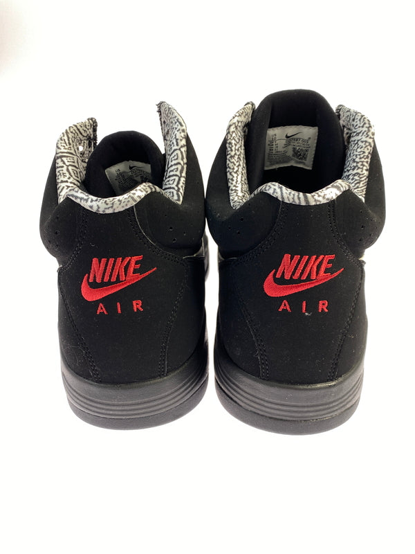 【中古品】【メンズ】 NIKE ナイキ DQ7687-003 AIR FLIGHT LITE MID エアー フライト ライト ミッド スニーカー 靴 160-260625-jt-14-min サイズ：US 10 28.0cm カラー：BLACK/WHITE/VARSITY RED 万代Net店