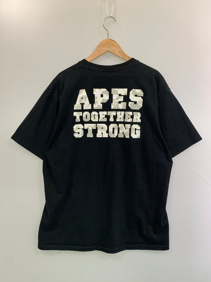 【中古品】【メンズ】 A BATHING APE アベイシングエイプ APES TOGETHER STRONG SS TEE Tシャツ トップス 142-260630-zi-25-min サイズ：2XL カラー：ブラック 万代Net店