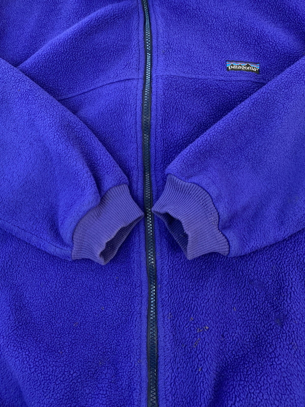 【中古品】【メンズ】 PATAGONIA パタゴニア 80's FLEECE JACKET 80年代 フリースジャケット アウター 144-260701-yn-18-min サイズ：XL カラー：ブルー系 万代Net店