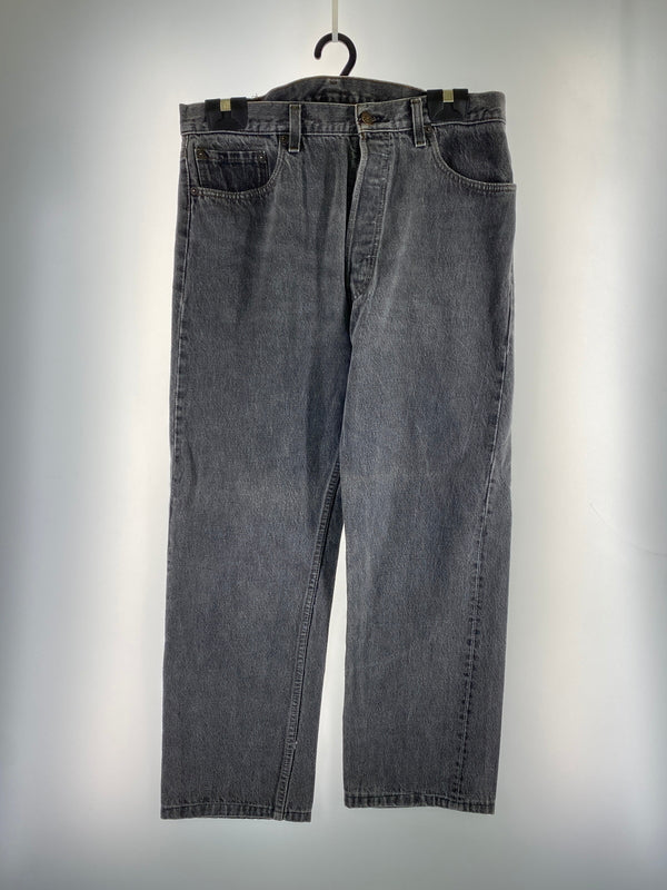 【中古品】【メンズ】 LEVI'S リーバイス 90's 501 BLACK DENIM PANTS 90年代 先染め ブラックデニムパンツ ボトムス 157-260626-yn-32-min サイズ：W36 L30 カラー：ダークグレー 万代Net店