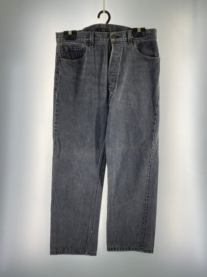 【中古品】【メンズ】 LEVI'S リーバイス 90's 501 BLACK DENIM PANTS 90年代 先染め ブラックデニムパンツ ボトムス 157-260626-yn-32-min サイズ：W36 L30 カラー：ダークグレー 万代Net店